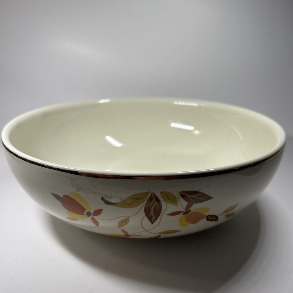 Hall's Superior Quality Kitchenware Mary Dunbar Jewel Vintage 9" Salad Bowl